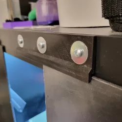 Plexiglass plate support ~ Support pour plaque plexiglass