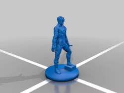 Posed Models for Gotham Knights board game