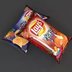 Potato Chips 3D model