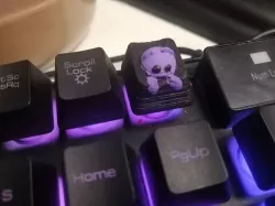 pusheen membrane keycap
