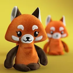 Red panda 3D model
