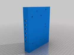 Relay box with terminal blocks