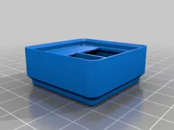 Short 2 chamber single block Gridfinity  Container