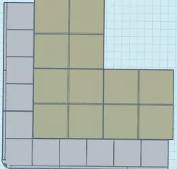 Sidewalk and concrete sections 28mm scale