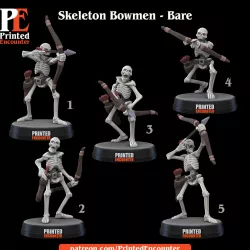 Skeleton Bowmen / Archers - tabletop miniature 