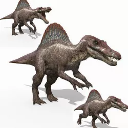 Suchomimus Mongolica - 8K animated JP3 Spinosaur 3D model
