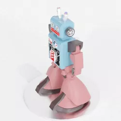 Tin robot powered by R35 GT-R engine