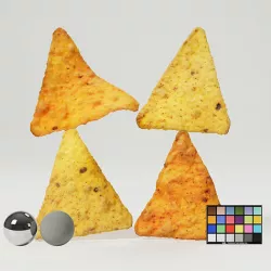 Tortilla chips 3D model
