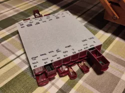 Very large array of small boxes