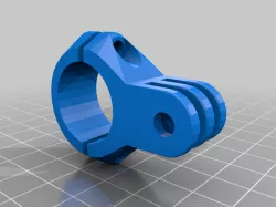 Veteran Sherman roll cage GoPro mount clamp longitudinal
