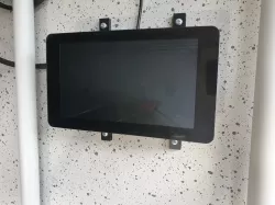 Wall mounting adapter for "Raspberry Pi 7 Inch Touchscreen display case" including Raspberry Pi 2 to 4B