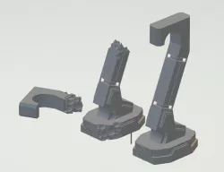Warhammer 40K Necron terrain pillar