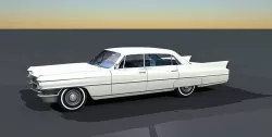 1964 Cadillac Sedan DeVille 3D model