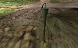 19th Century Water Pump Low-poly 3D model