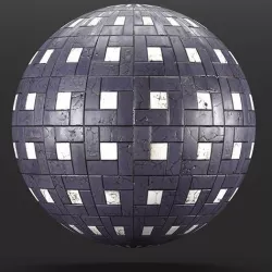 20 ceramic-tile materials Low-poly 3D model