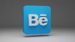 3D BEHANCE ICON - TEXTURED AND READY  3D model