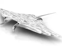 3D model Manta Ray Pose 3D model