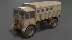 AEC Matador Medium Artillery Tractor Low-poly 3D model