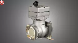Air Brake Compressor - One Piston - DD5 Diesel Engine 3D model