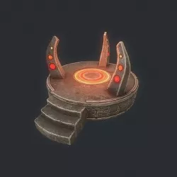 Altar Low-poly 3D model
