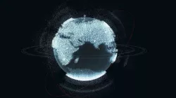 Animated Hologram Planet Earth v3 3D model