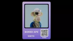 Animated NFT Trading Card Template 3D model