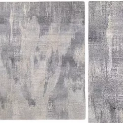 ASHOKA HAND-KNOTTED WOOL and SILK RUG 3D model