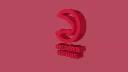 Atlanta Hawks Team Logo 3D model