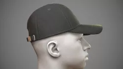 Baseball cap 3D model