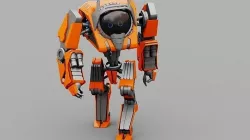 Battle Droid rigged 3D model