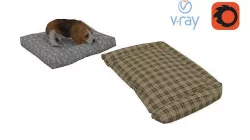 Beagle Dog Bed 3D model