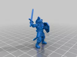 Bearded Tiefling Paladin