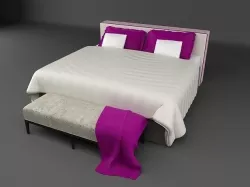 Bed 1 3D model