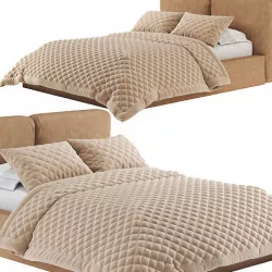 Bed Novamobili Brick 3D model