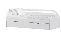 Bed with drawers 3D model