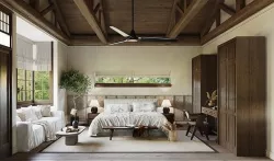 bedroom and bathroom 3D model