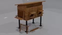 Beehive Set 3D model