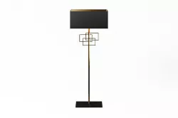 Black Lamp Low-poly 3D model
