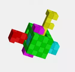 Cage for 4 Sticks burr puzzle