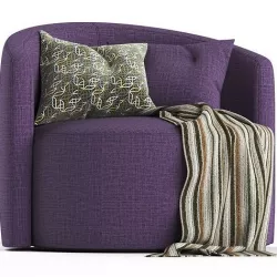 Cosy armchair 3D model