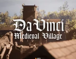 Da Vinci - Medieval Village - Blender and FBX  3D model