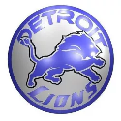 Detroit Lions disc  3D model