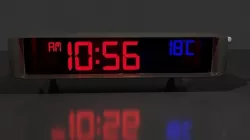 digital clock 3D model