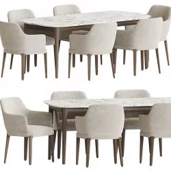 Dining Set 166 3D model