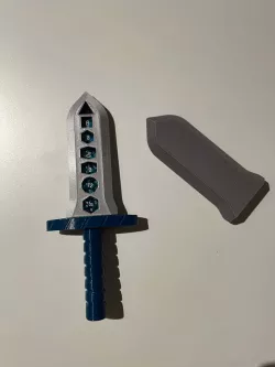 DnD Mini Dice Sword