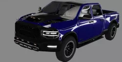 Dodge RAM 2021 TRX  Low-poly 3D model