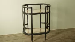 Eichholtz Trolley Bahamas Table PBR 3D model