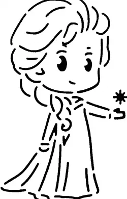 Elsa stencil 7