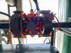 Ender 5 Plus complete mount + fanduct system for E3D Volcano and more