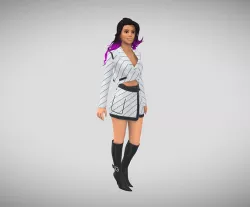 female model 3D model